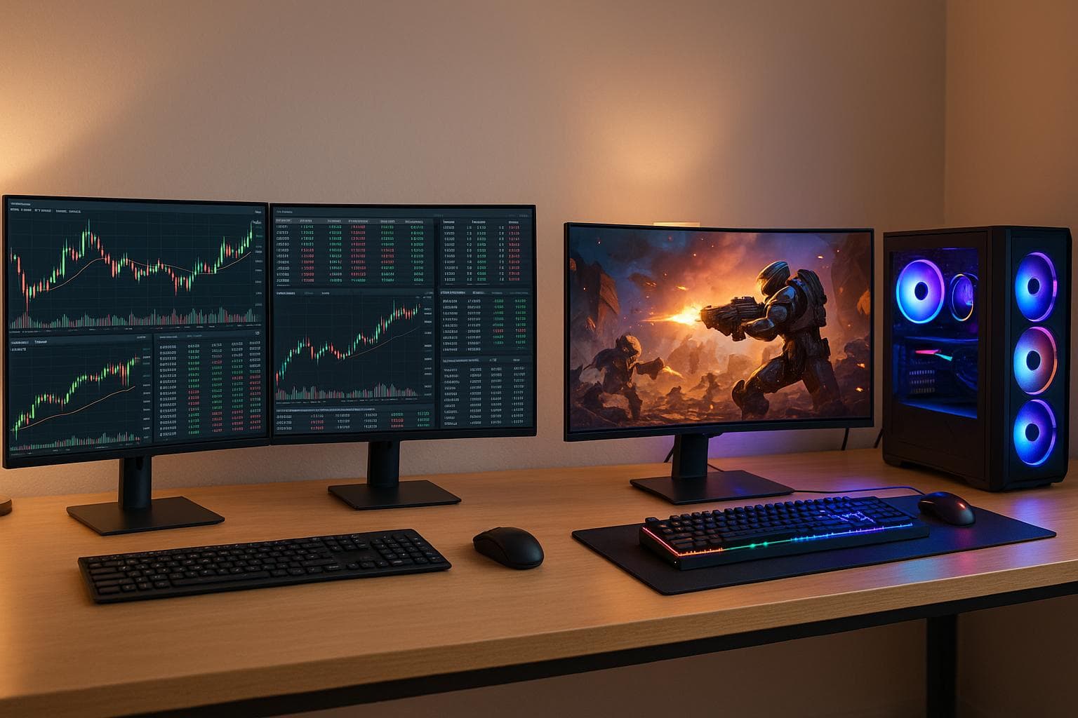 Trading Computer vs Gaming PC: Key Differences
