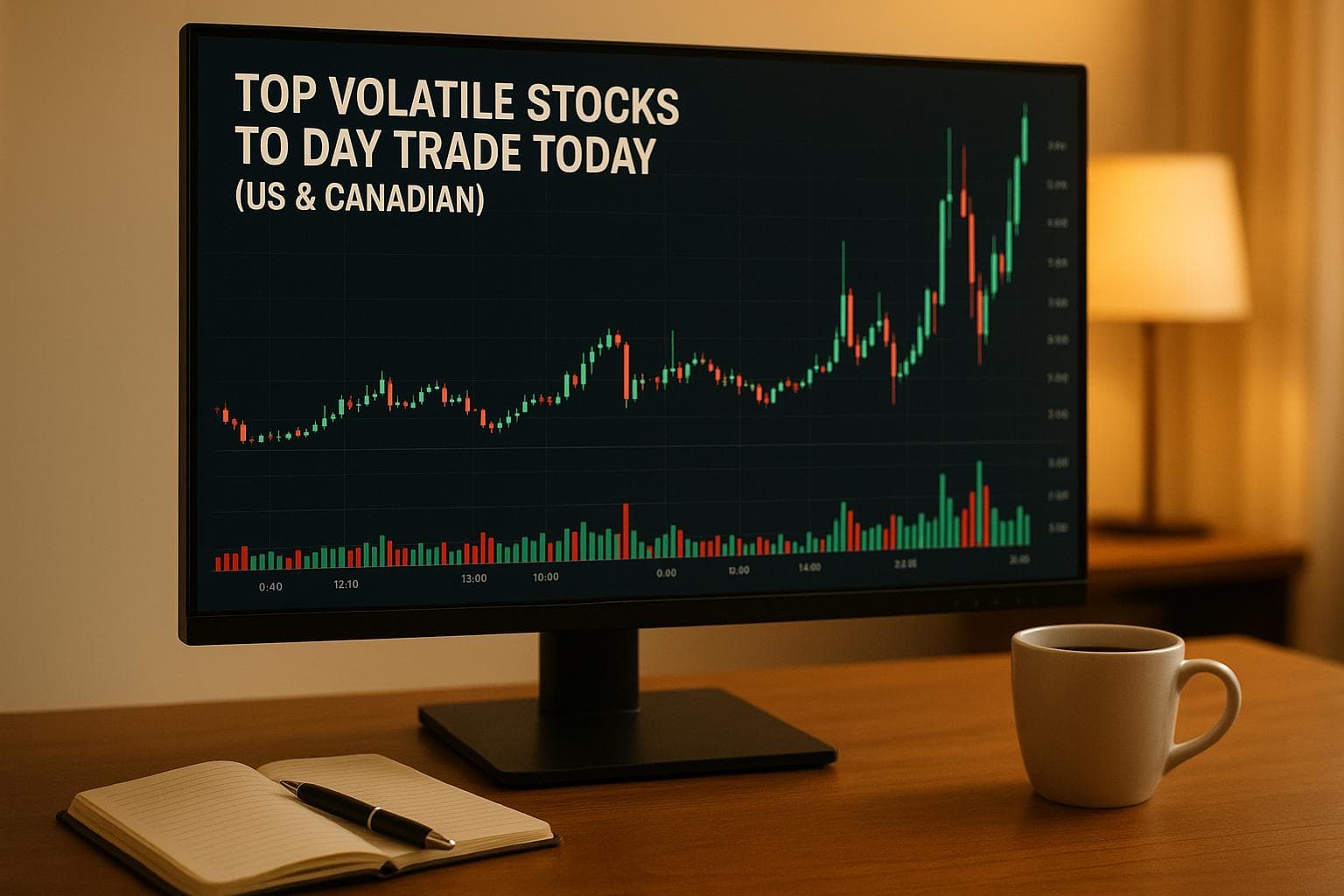 Top Volatile Stocks to Day Trade Today (US &#038; Canadian)