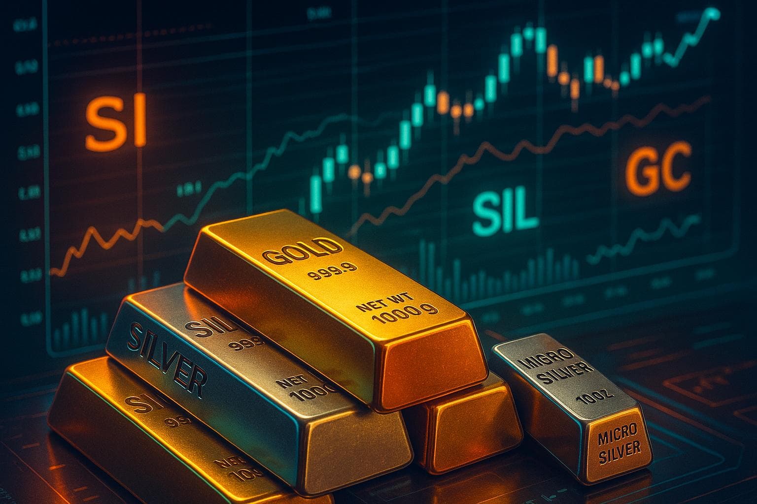 Futures Prop Firms That Support Metals: Silver (SI), Micro Silver (SIL), and Gold (GC)