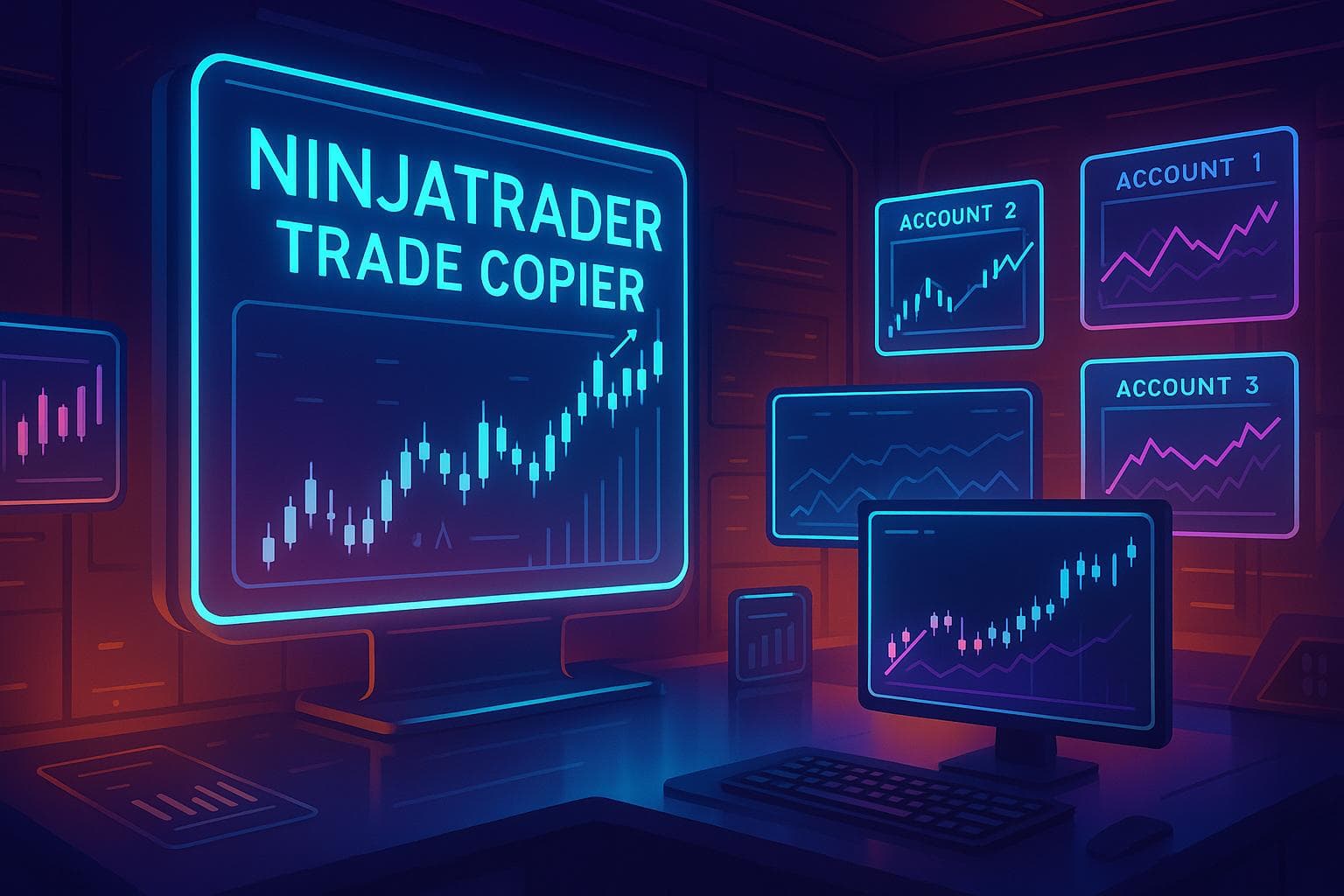 NinjaTrader Trade Copier: Duplicate Multiple Accounts