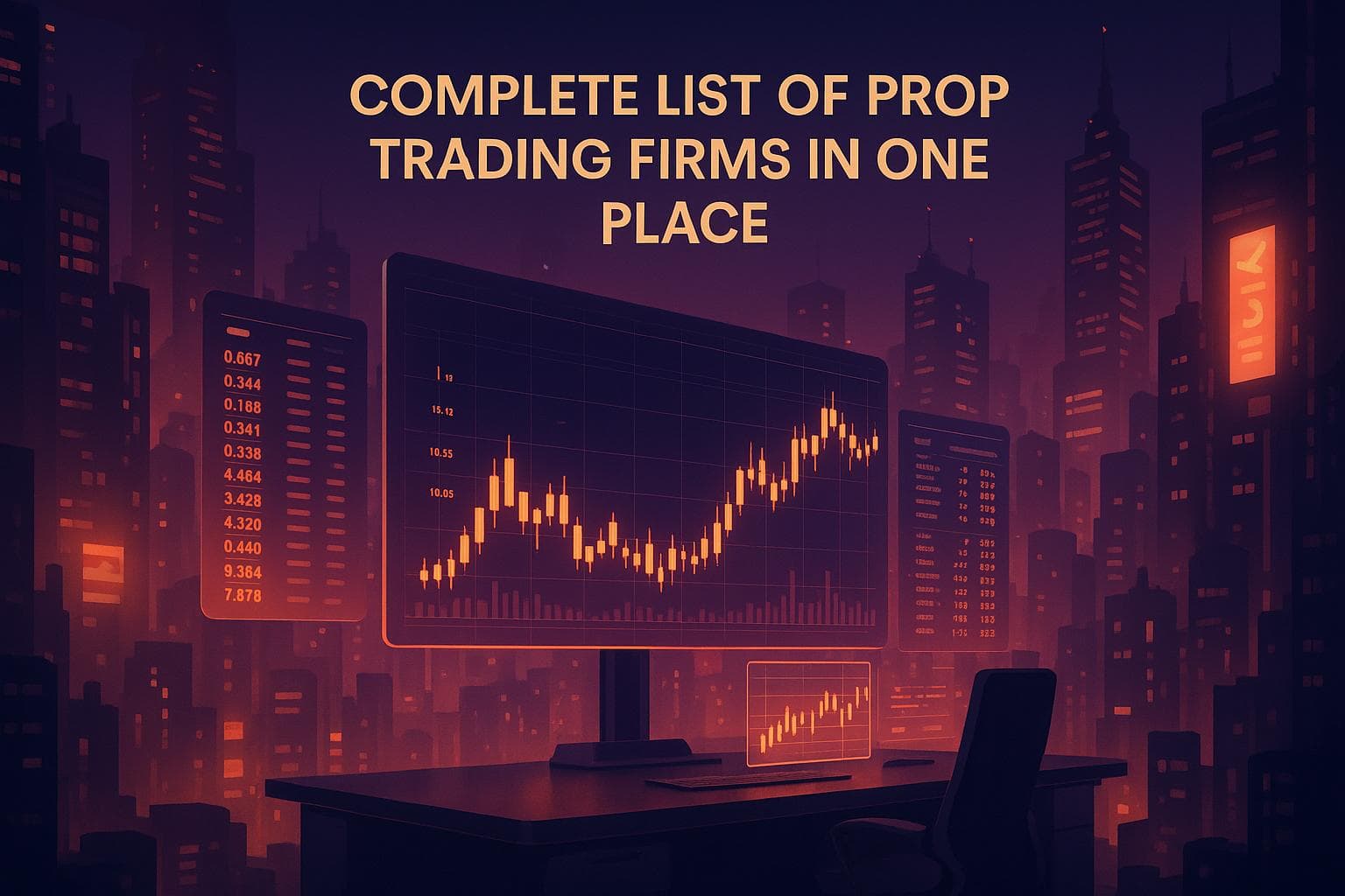 Complete List of Futures Prop Trading Firms in One Place