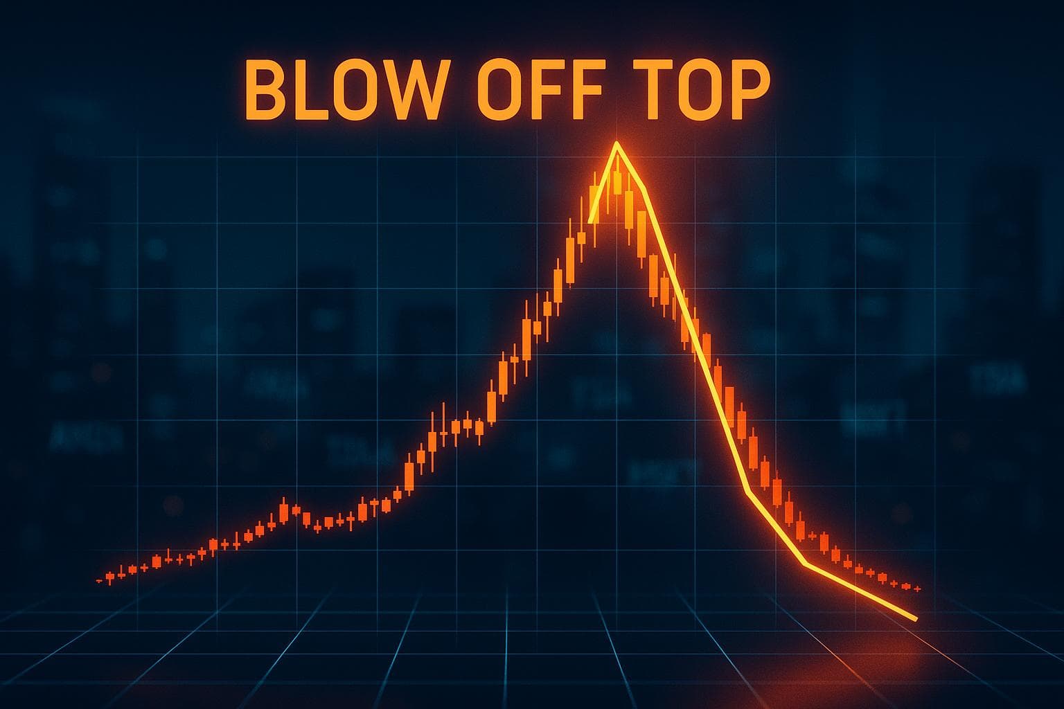 Blow Off Top: The Classic Chart Pattern That Signals Market Tops